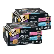 Perfect Portions Wet Cat Food Pate With Sustainable Salmon and Tender Whitefi...