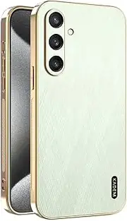 WOWUDI for Huawei Mate 40 Pro Case Cute,Luxury Golden Edge Plating Case for Unisex Silicone Shockproof Camera Protection Soft TPU Bumper Cover Phone Case - Green