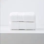 Renee Taylor Brentwood 650 GSM Low Twist 2 Pack Bath Sheet