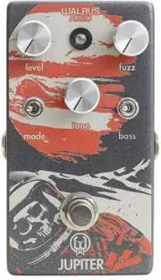 Walrus Audio Jupiter V2 Multi-Clip Fuzz Guitar Effects Pedal, Gray