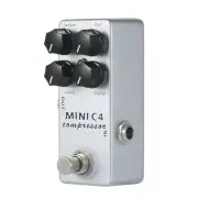 MOSKY MINI C4 Compressor Guitar Effect Pedal True Bypass Full Metal Shell L3B9