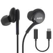 Original Samsung Akg Headphones For Samsung Galaxy Z Fold2 Usb-C Adapter Black
