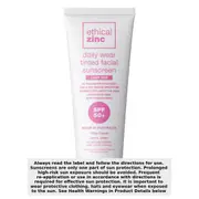 Ethical Zinc Daily Wear Light Tinted Facial Sunscreen SPF50 - 100g