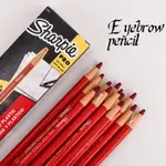 【可用】1PCS 三福紙卷拉線眉筆SHARPIE PEEL-OFF CHINA MARKER黑色紅色白色筆