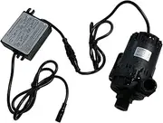 SHYSKY Heavy Duty Low Noise 24V 120W Micro Brushless DC Water Pump DC60G-24120S-1 12m 3800LPH, DRY RUN Protection, For Cooling Circulation Pressure Sys