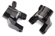 Black CNC Machined Caster Blocks Designed for Axial SCX6 Jeep Wrangler 1/6 Scale