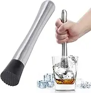 Cocktail Crushers, Cocktail Mixer and Mixing Spoon Home Bar Tool Edible Grade Cocktail Masher Crush Stick Mixer for Cocktail/Mojitos/Fruit Drink Crush Popsicle Harmless Masher Bar Restaurant Home
