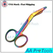 Lister Bandage Scissors 3.5" Multi Color Rainbow Color Surgical Instruments