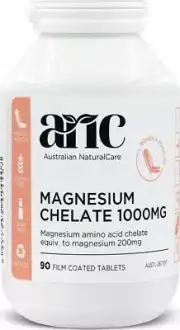 Australian NaturalCare - Bone and Muscle Health -1000mg Magnesium Tablets 90++