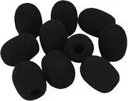 10 Pcs 30x20x8MM Mini Microphone Headset Windscreen Sponge Foam Mic Cover AU
