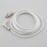 2.5/3.5/4.4mm to 3pin XLR Pure Silver Headphone Cable for AKG Q701 K702 K271 272