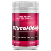 GlucoHit Glucose Raspberry 50 Tablets