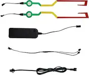 Motorcycle Helmet Lights,Helmet Lamp Strips - 3 Modes LED Accessories Decoration for Adults Women Motorbikes Bicycles Riding