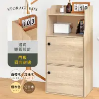 在飛比找遠傳friDay購物優惠-《HOPMA》斯麥造型二門一格收納櫃 台灣製造 置物書櫃 儲