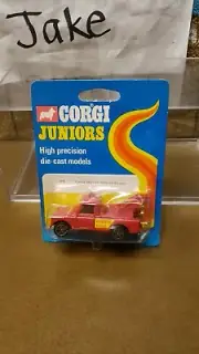 NIB 1973 LAND ROVER BREAKDOWN #31 VINTAGE CORGI JUNIORS 1/64 WRECKER TOW TRUCK