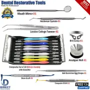Dental Composite Filling Instruments Tools Amalgam Restorative Placement Kit