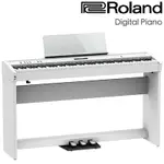 『ROLAND 樂蘭』極具現代時尚外觀數位鋼琴 FP-60X 白色套裝組 / 含原廠琴架、琴椅、三踏板 / 公司貨保固