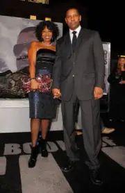 Pauletta Washington actor Denzel Washington arrive at "The Book Of- Old Photo 4