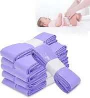 Forhandy Pack of 10 Refill Film for Nappy Bins, 4.5 m, Reusable, Odour-Proof, Nappy Bin Refill Bags, Up to 320 Nappies, Compatible with Angelcare/Tommee Tippee/Litter Locker - Purple
