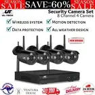 UL-Tech CCTV Security Camera System Wireless Home Surveillance 3MP 8CH NVR Video