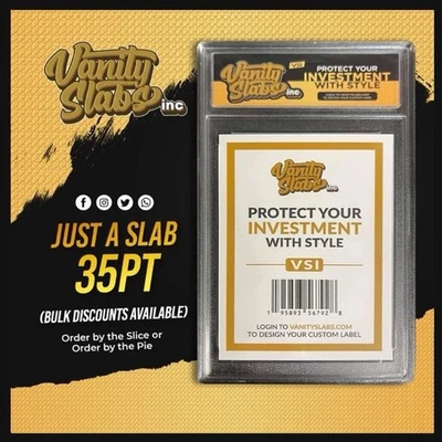 Vanity Slabs PSA Style Card Slab 35 55 100 135 or 180 pt BULK DISCOUNT Free Ship