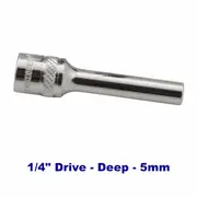 Kincrome K25041 - LOK-ON Deep Socket 5mm 1/4" Drive