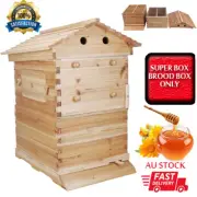 Wooden Beekeeping Beehive House for 7PCS Upgraded Auto Honey Bee comb Hive Frame
