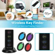 Wireless Key Finder Transmitter 4 Receivers Anti-lost Wallet Tracker Remote Key
