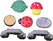 OFFSCH Versatile Resin Micro Landscape Stepping Stone Bridge for DIY Fairy Garden Decor
