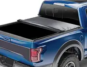 VEVOR Truck Bed Cover, Roll Up Truck Bed Tonneau Cover, Compatible with 2009-2024 Ford F-150 Styleside Bed, for 1.7m x 1.7m Bed, Soft PVC Material, 100% Bed Access Roll Up Tonneau Cover