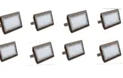 LED Flood Light 5000K Outdoor garden Security 30W AC100-277V IP65 pack 8