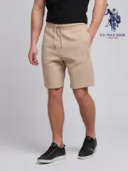 U.S. Polo Assn. Natural Mens Waffle Texture Shorts (F61837) | $115
