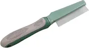 Ipetboom Dog Grooming Comb with Handle Metal Fine Teeth Comb for Dogs and Cats Portable Hair Removal Tool for Shedding and Cleaning