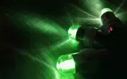 12 Green LED Balloon Paper Lantern Submersible Mini Light Wedding Supplies