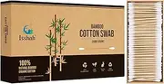 Bamboo Cotton Swabs - 2000 Count - FSC Certified and PETA Approved, Eco Friendly Double Tips, Plastic Free Ear Sticks, All Natural 100% Biodegradable Organic Cotton buds by Isshah