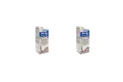 2PK White Magic Shower Floor Mat Square Fast Drying Non-Slip Rug Cream 53x53cm