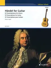 Handel for Guitar Classical Sheet Music 33 Transcriptions Schott ED 22319 Book