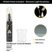 Touch Up Paint For Renault Trucks All Models 05955 Vert With Polish Paste