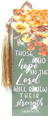 " THOSE WHO HOPE"-BIBLE VERSE - ISAIAH 40:31 -UNIQUE LAMINATED BOOKMAKE