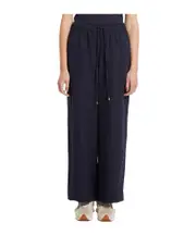 Elastic waist casual pants IT40,IT48 Black