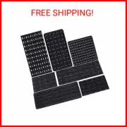 318 Pieces Black Rubber Feet Bumper Pads Self Stick Noise Dampening Bumper Feet