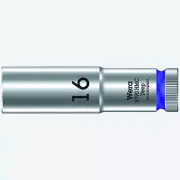Wera 004556 Deep Socket, 16 x 1/2"