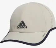 NEW adidas Men's AEROREADY Superlite II Golf/Pickleball Hat, Beige/Blue #5157031