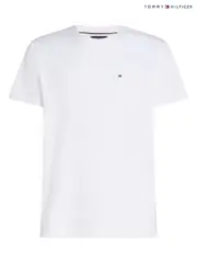 Tommy Hilfiger White Plus Essential Pocket 100% Cotton T-Shirt (AW8555) | $104