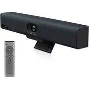 Yealink UVC34 8MP/4K All-in-One USB Video Bar - BYOD, 4K/30FPS / FOV 120° / 9-Mic Array / 5W Speaker / Auto Framing / AI Face Enhancement [UVC34]