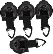 Homoyoyo 4pcs Heavy Duty Tent Suction Hooks Reusable Tarp Fasteners for Camping Strong Gripping Power Suction Cup Design for Outdoor Tent Setup and Wind Resistance
