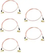 5PCS SMA Male to Male Right Angle Coaxial Cable