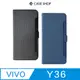 CASE SHOP vivo Y36 前收納側掀皮套