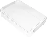 Parliky Home Office Storage Box Large Capacity Plastic File Storage Lids Document Organizer