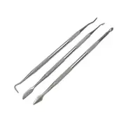 3 Piece Double-Ended Wax Carver and Spatula Set Jewelry Making Carving Tool